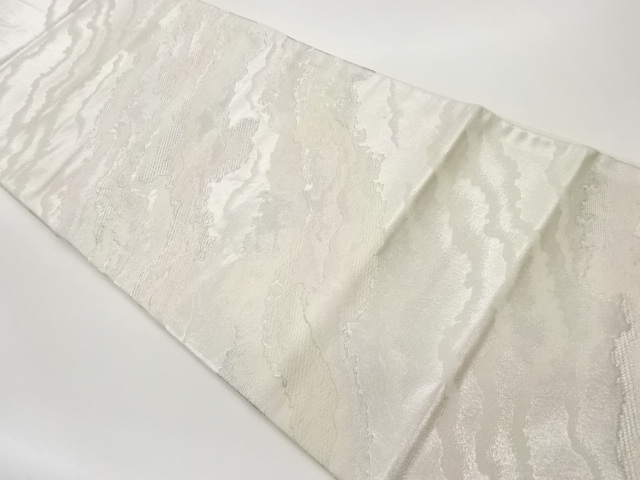 リサイクル　抽象道長取模様織出し袋帯